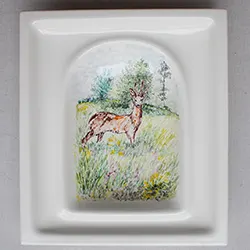 Kafel ręcznie malowany