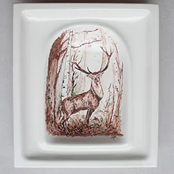 Kafel ręcznie malowany