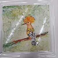 Zwierzęta ręcznie malowane na kaflach